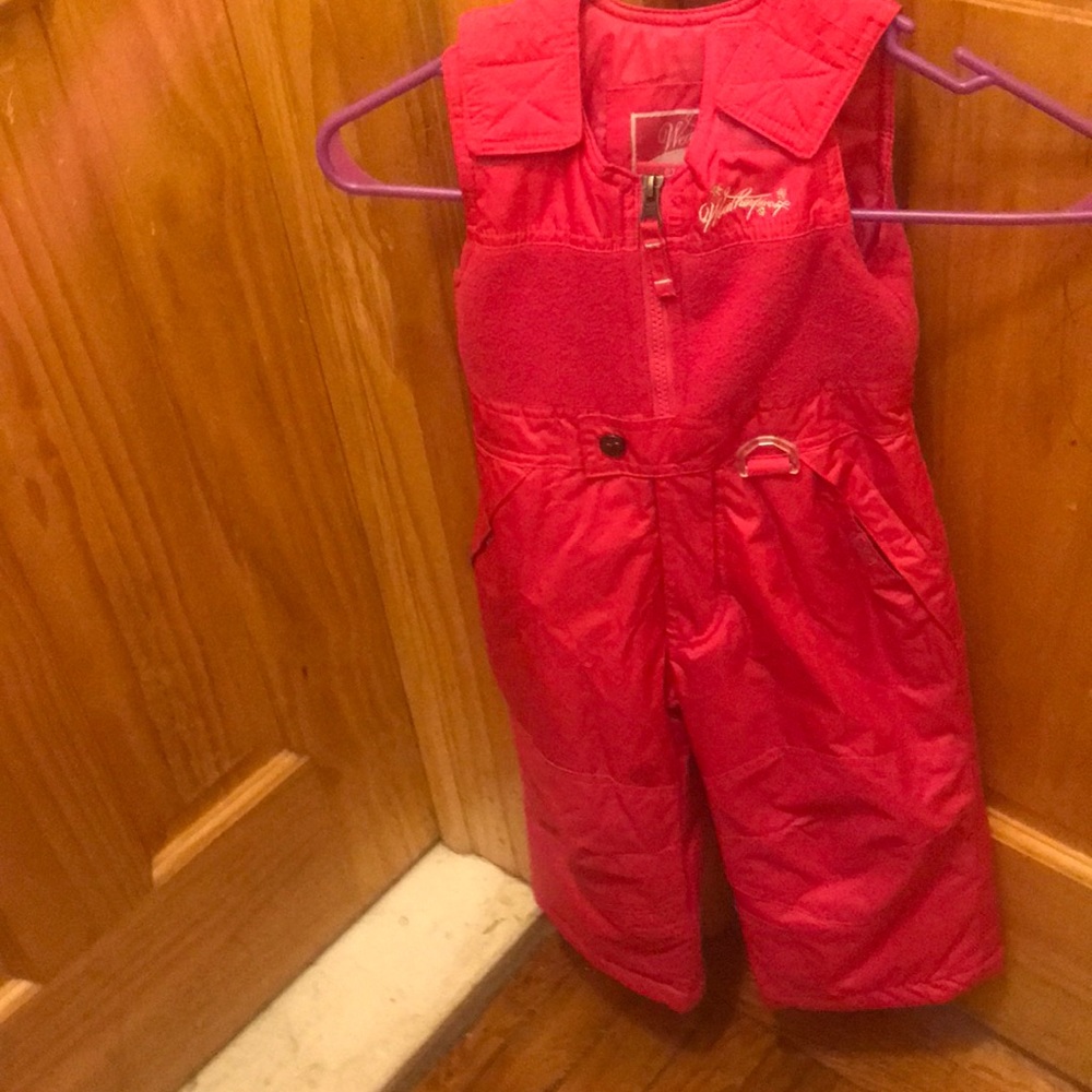 Toddler girl snow suit